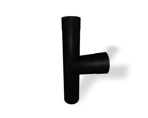 Fallrohrabzweig Aluminium Schwarz – PREFA Dachentwässerung