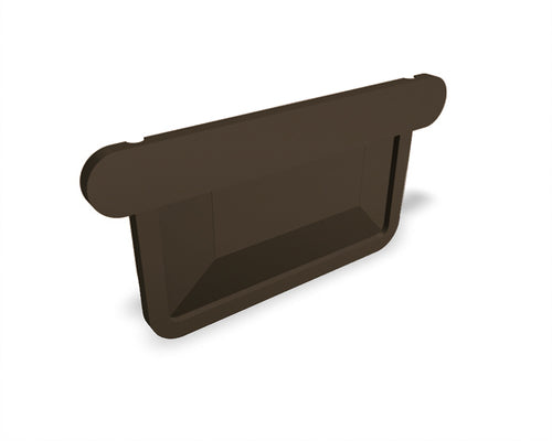 Kastenrinnenboden Aluminium Braun – PREFA Dachentwässerung