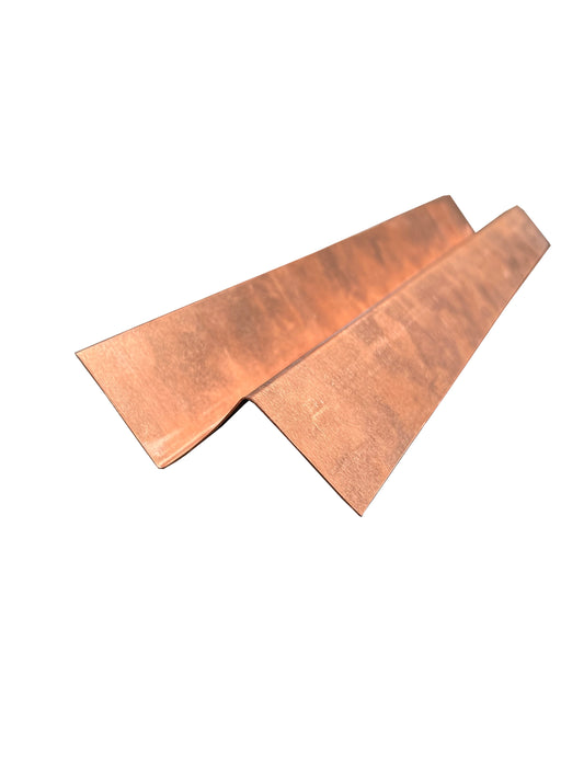 Z-Profil Kupfer 0,70mm - Länge 1-2 m