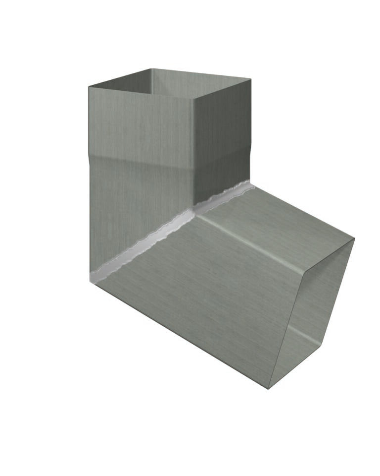 Kastenfallrohrbogen 72° - Titanzink / blaugrau / Schiefergrau - Rheinzink