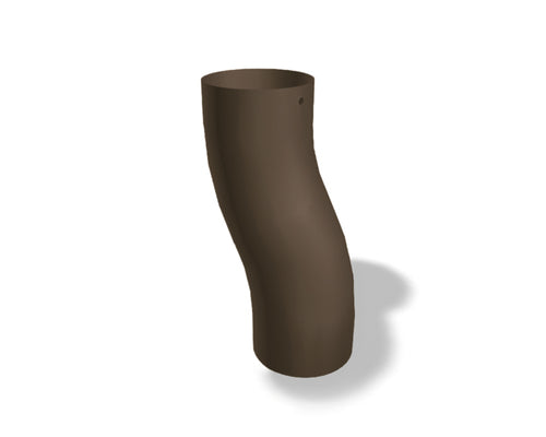 Sockelknie Aluminium Braun – PREFA Dachentwässerung