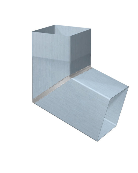 Kastenfallrohrbogen 72° - Titanzink / blaugrau / Schiefergrau - Rheinzink