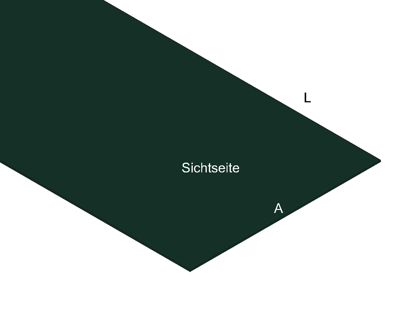 Blechzuschnitt_RAL6005_Moosgruen