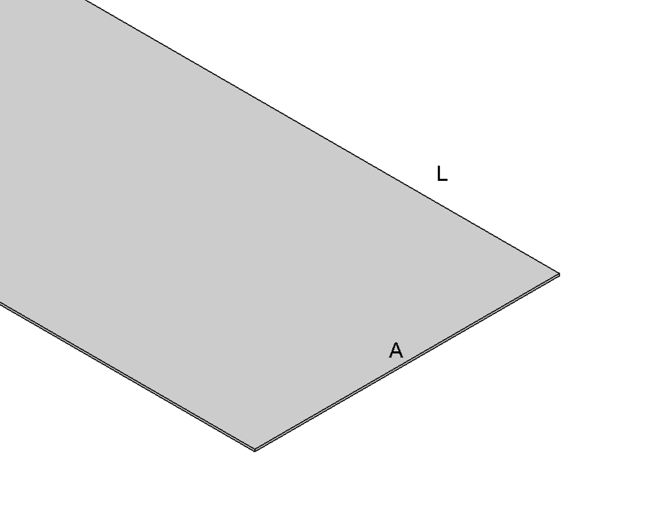 Blechzuschnitt Aluminium farbig