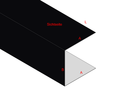 C-Profil/U-Profil Aluminium farbig