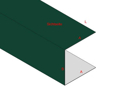 C-Profil/U-Profil Aluminium farbig