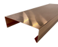 Mauerabdeckung Attika-Abdeckung Kupfer 0,70mm - Länge 1-2m
