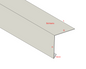 Dachrandprofil Aluminium farbig