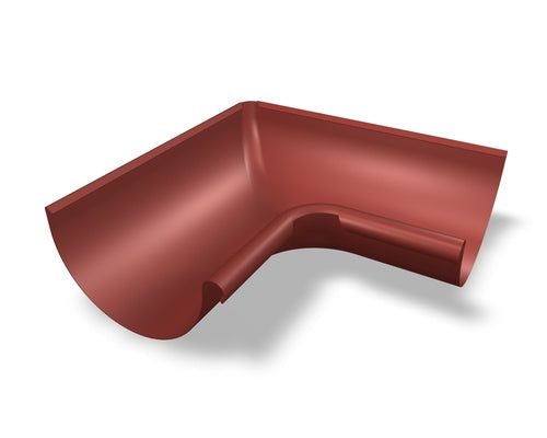 Dachrinnenwinkel Aluminium Oxydrot – PREFA Dachentwässerung
