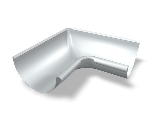 Dachrinnenwinkel Aluminium Silbermetallic – PREFA Dachentwässerung