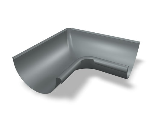 Dachrinnenwinkel Aluminium Patinagrau – PREFA Dachentwässerung