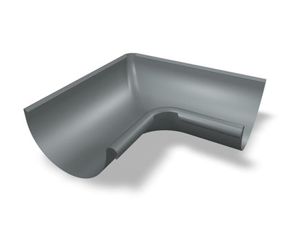 Dachrinnenwinkel Aluminium Patinagrau – PREFA Dachentwässerung