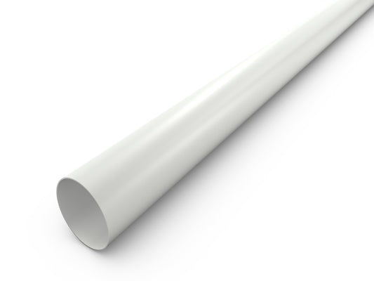 Fallrohr Aluminium Prefaweiß – PREFA Dachentwässerung