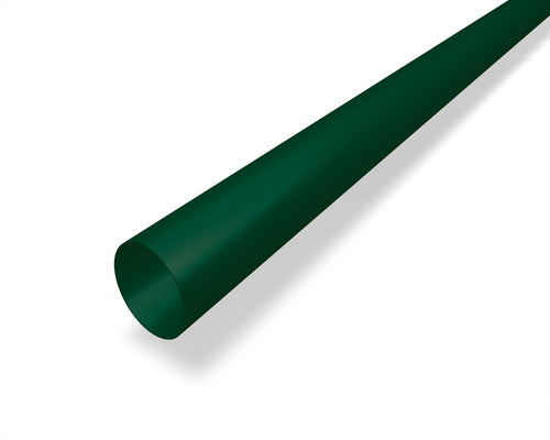 Fallrohr Aluminium Moosgrün – PREFA Dachentwässerung