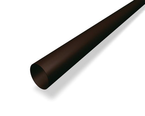Fallrohr Aluminium Nussbraun – PREFA Dachentwässerung