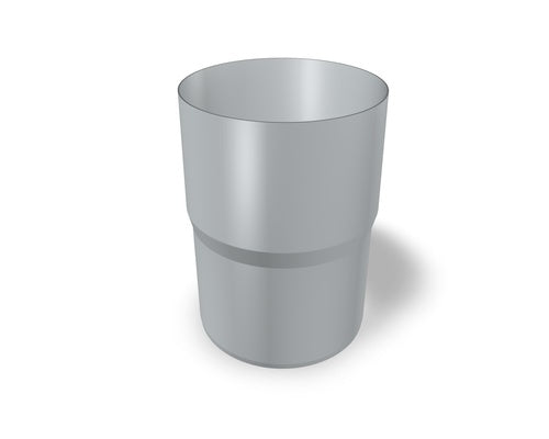 Fallrohrverbinder Aluminium Silbermetallic – PREFA Dachentwässerung