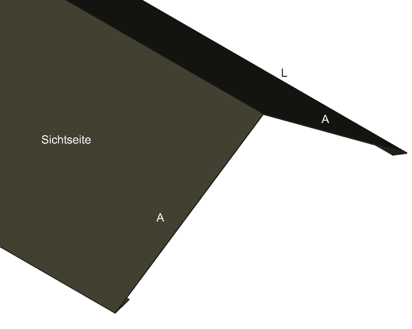 Firstblech_RAL7013_Braungrau
