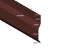 Kappleiste_RAL3009_Oxidrot