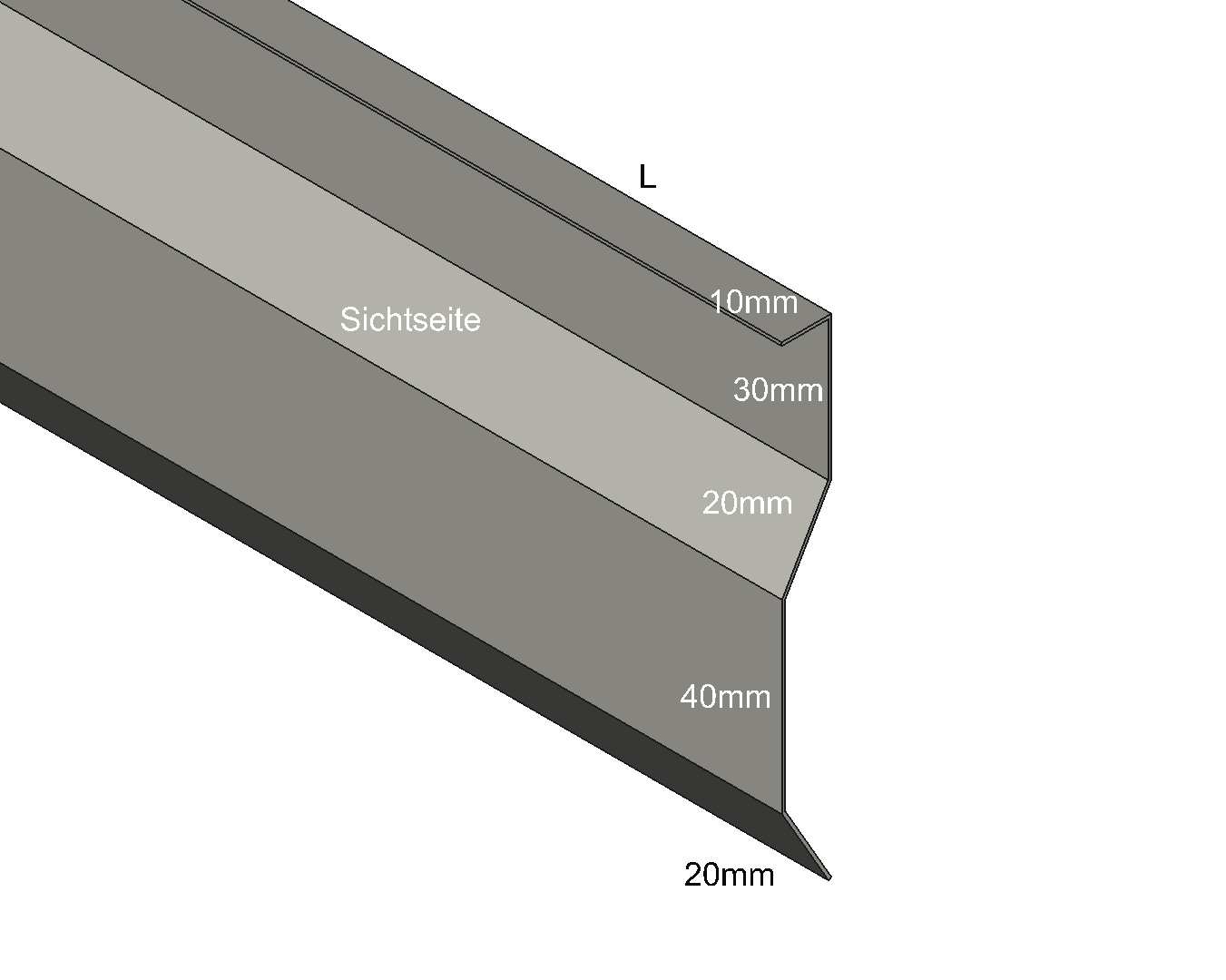Kappleiste_RAL9002_Grauweiss