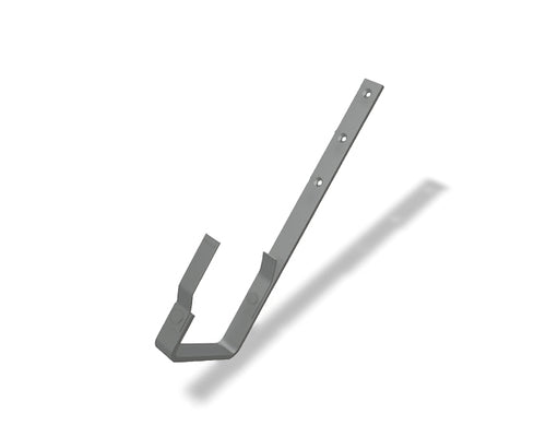 Kastenrinnenhalter Aluminium Patinagrau – PREFA Dachentwässerung