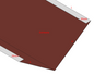 Kehlblech Aluminium farbig
