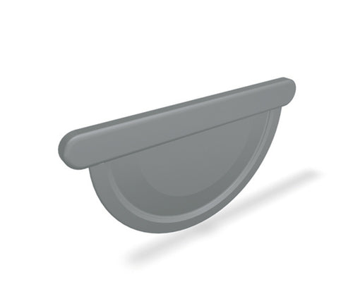 Rinnenboden halbrund universal – Alu farbig - PREFA