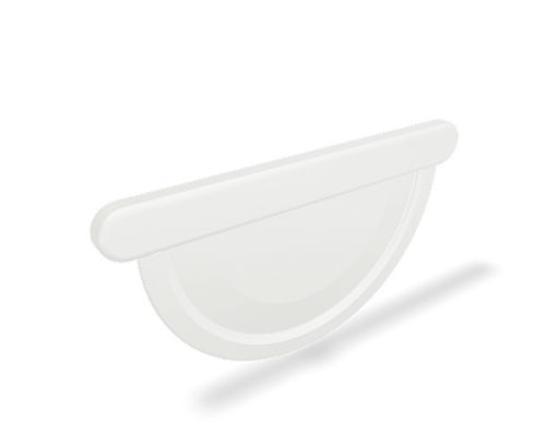Rinnenboden halbrund universal – Alu farbig - PREFA