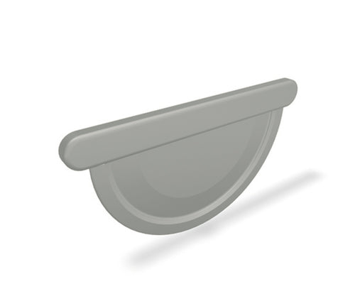Rinnenboden halbrund universal – Alu farbig - PREFA