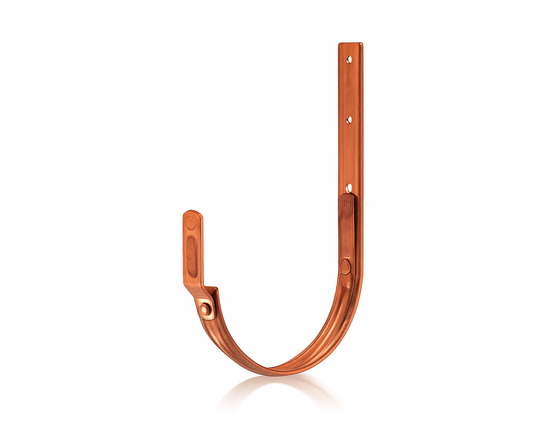 Rinnenhalter halbrund – Kupfer – Halter für Dachrinne