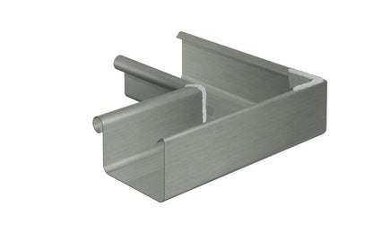 Kastenrinnenwinkel 90° Innen-/Außenecke – Titanzink prePATINA blaugrau – Rheinzink