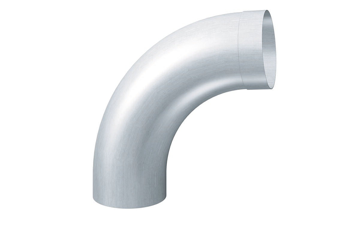 Fallrohrbogen 85°–40° – Titanzink / prePATINA blaugrau / Schiefergrau – Rheinzink