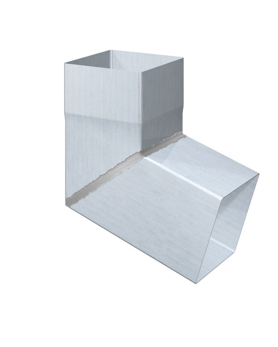 Kastenfallrohrbogen 72° - Titanzink / blaugrau / Schiefergrau - Rheinzink