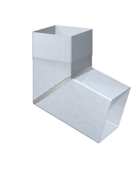 Kastenfallrohrbogen 72° - Titanzink / blaugrau / Schiefergrau - Rheinzink