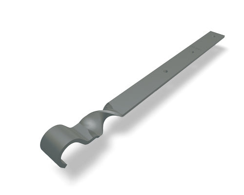 Überbügel Aluminium Patinagrau – PREFA Dachentwässerung