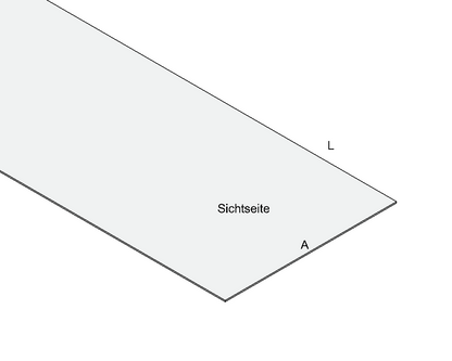 Blechzuschnitt Titanzink / prePatina blaugrau / Schiefergrau