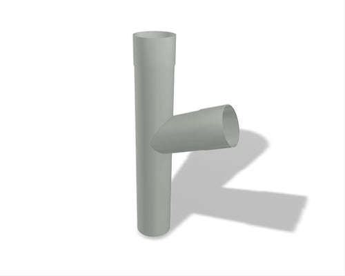 Y-Fallrohrabzweig  – Aluminium farbig – PREFA