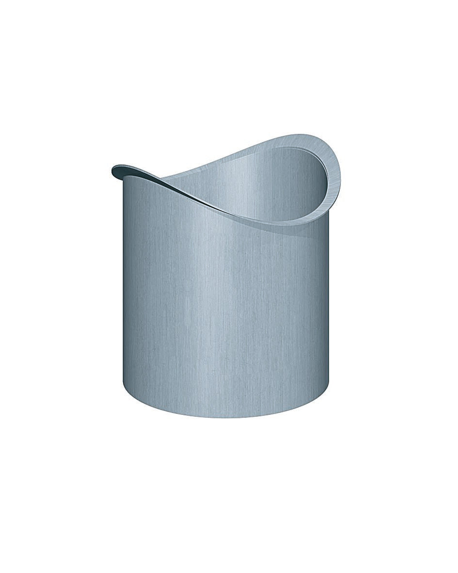 Lötstutzen 80 mm – prePATINA blaugrau – Rheinzink – Rinnenstutzen