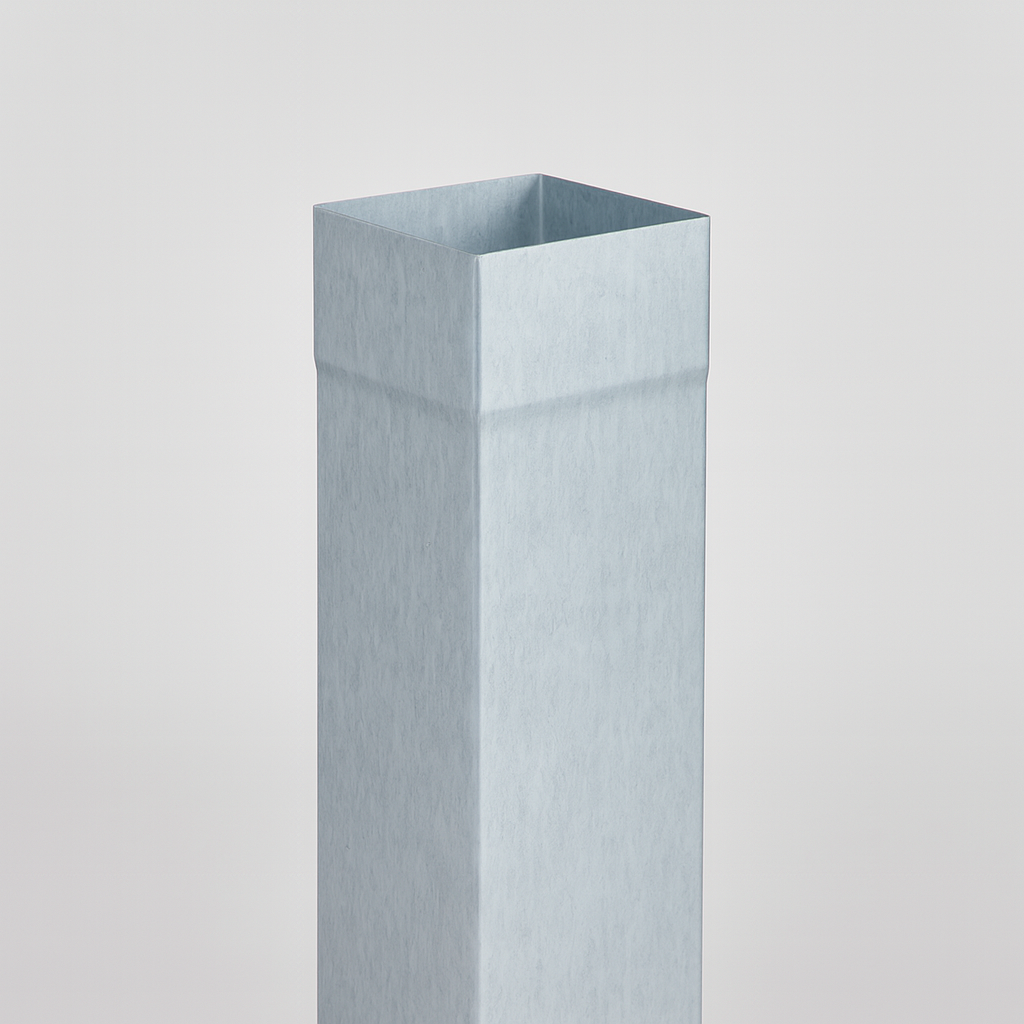 Kastenfallrohr 2 m Titanzink / prePatina blaugrau / Schiefergrau Rheinzink