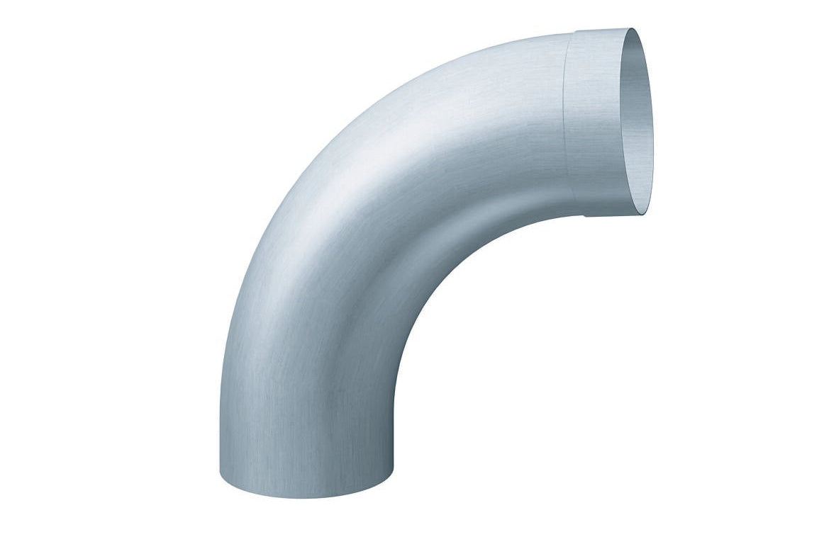Fallrohrbogen 85°–40° – Titanzink / prePATINA blaugrau / Schiefergrau – Rheinzink