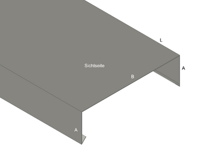 Mauerabdeckung Attika-Abdeckung Aluminium farbig