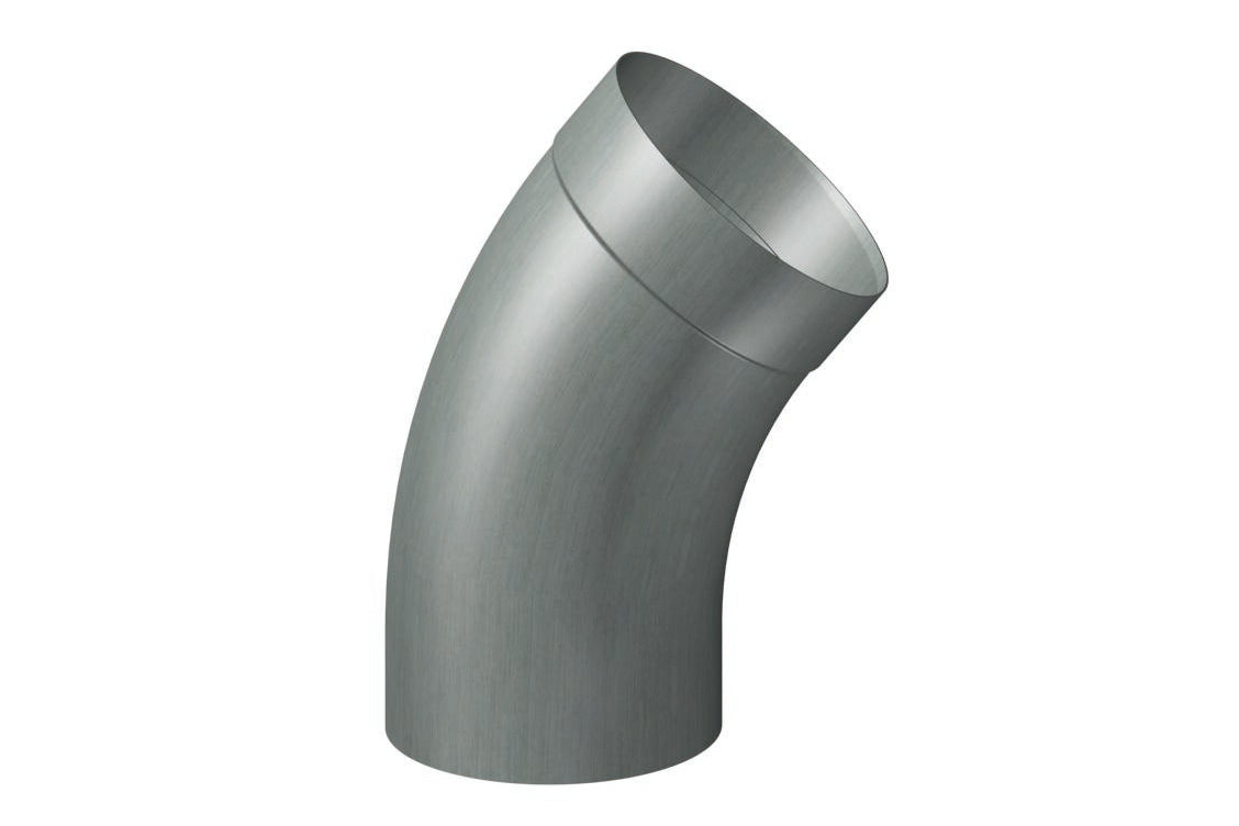 Fallrohrbogen 85°–40° – Titanzink / prePATINA blaugrau / Schiefergrau – Rheinzink