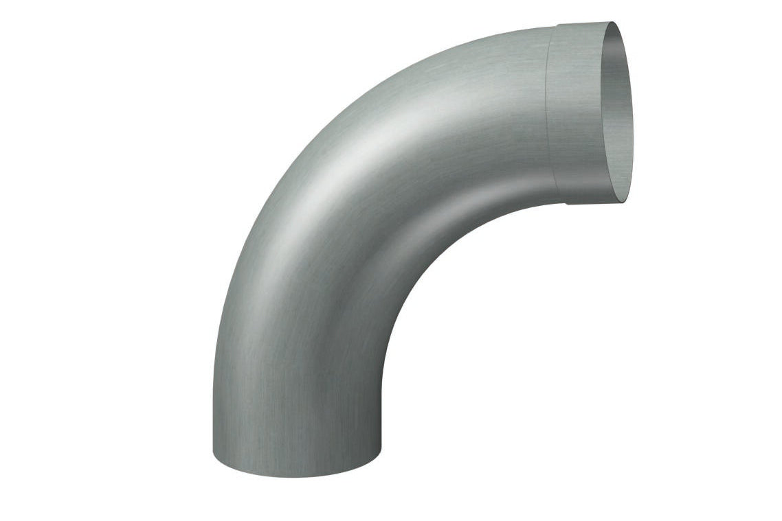 Fallrohrbogen 85°–40° – Titanzink / prePATINA blaugrau / Schiefergrau – Rheinzink